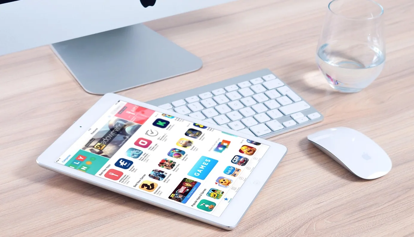 Imac, apple and mockup
