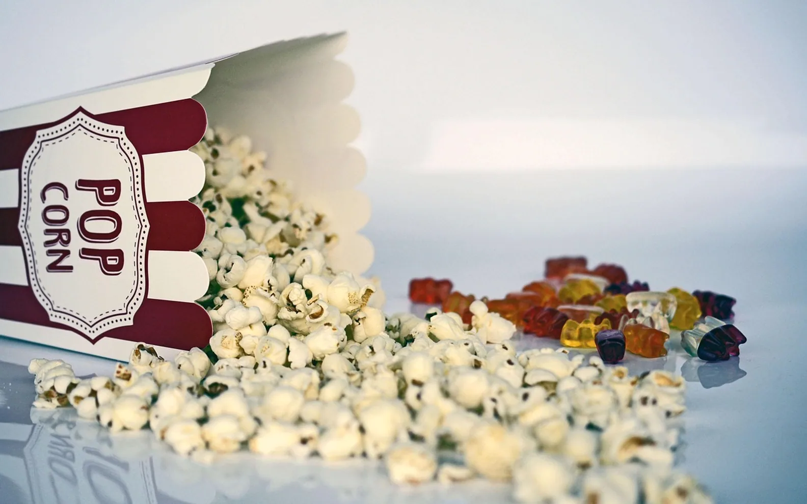Popcorn, movie theater and theatre